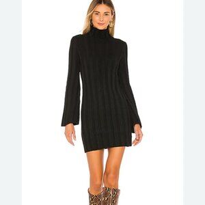 Lovers + Friends Taytay Sweater Dress in Black – Size S